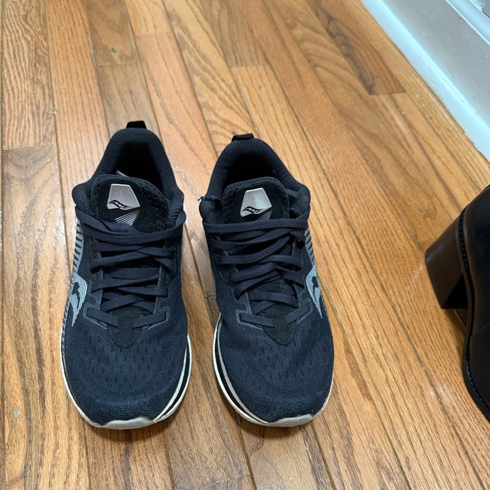 Saucony Black and Gray Athletic Shoes